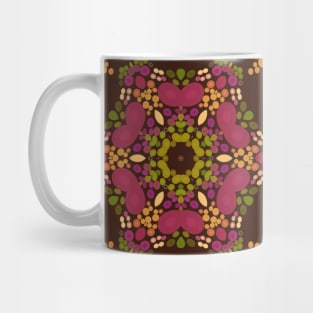 Dot Mandala Yellow Purple and Orange Mug